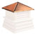 Vinyl Louver & Vinyl Sided w/Copper Roof