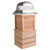 Cedar Louver & Cedar Sided w/Aluminum Roof