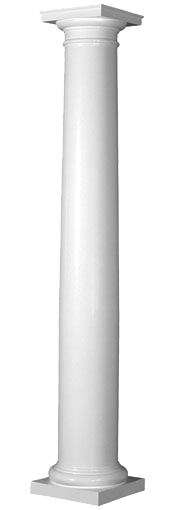 Round Tapered Smooth Columns