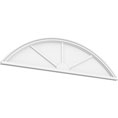 Segmented Arch 3 Spoked with Bottom Trim Pediment