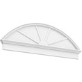 Segmented Arch 4 Spoked with Crosshead Pediment