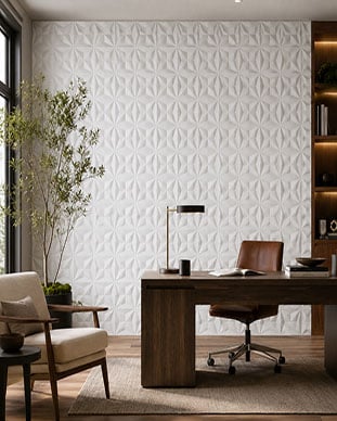 11 7/8"W x 11 7/8"H Kent EnduraWall Decorative 3D Wall Panel (Covers 0.98 Sq. Ft.)