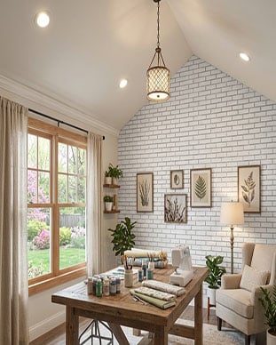 Faux Brick Panels