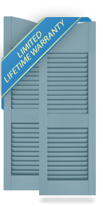 Atlantic Arch Top Louver Shutters