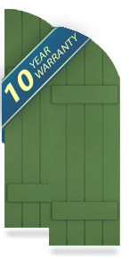 Atlantic Arch-Top Board-n-Batten Shutters