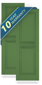 Atlantic Classic Raised Panel Shutters