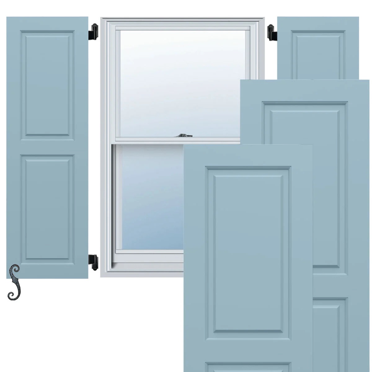 Endura Core Raised Panel Shutters