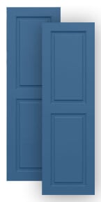 Endura Core Raised Panel Shutters